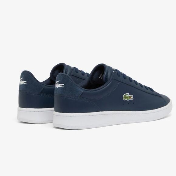 Lacoste Men\'s Carnaby Set Leather Sneakers Navy Blue 11.5 main image 6